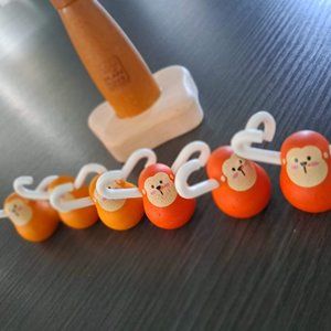PlanToys Wooden Balancing Monkeys Children's Toy